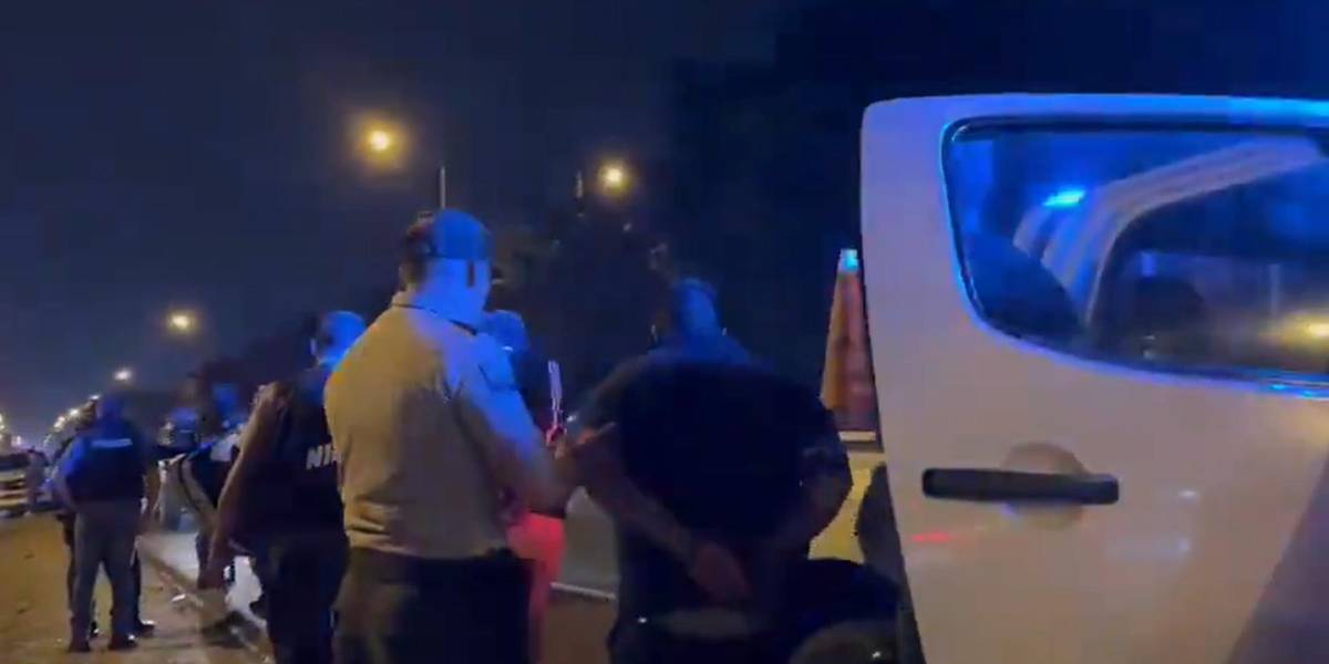 Guayaquil: persecución policial y disparos en el rescate de un ciudadano secuestrado