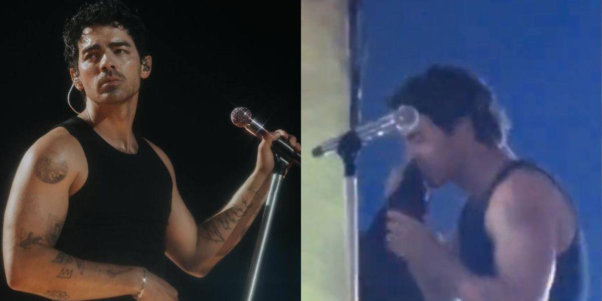 Joe Jonas desata polémica por peculiar gesto antes de salir al escenario en Los Ángeles