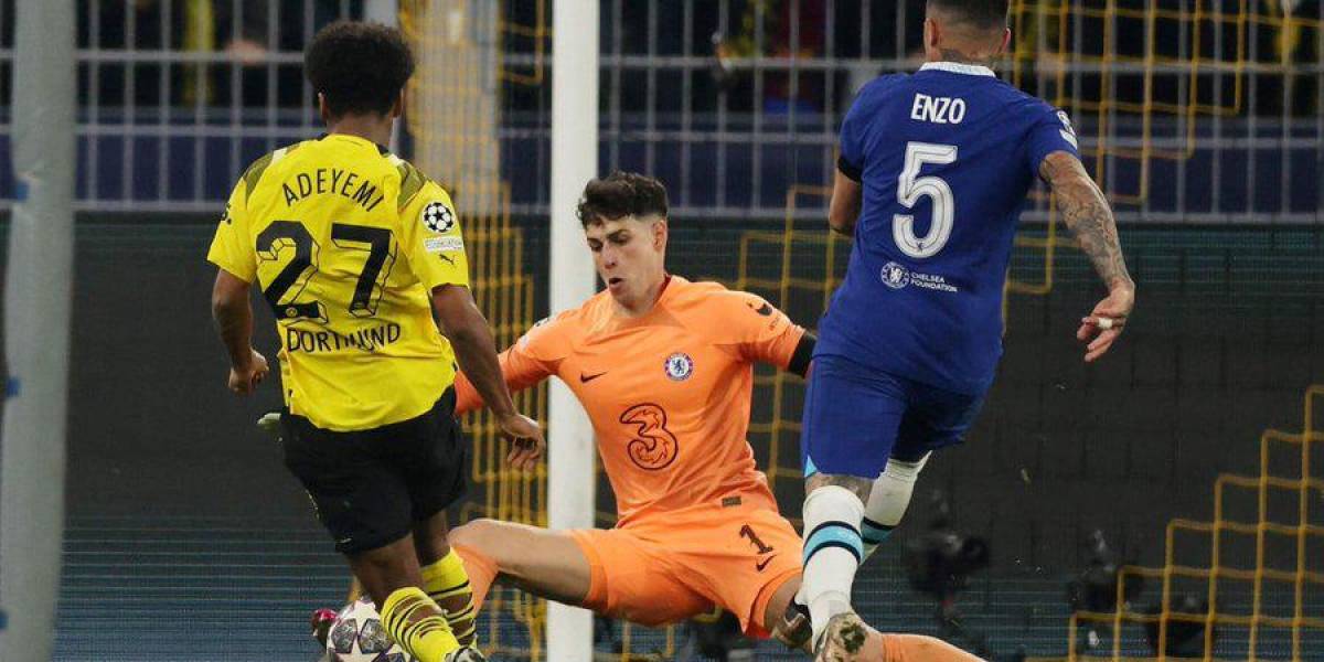 Champions League: Borussia Dortmund derrotó al Chelsea con gol de Karim Adeyemi
