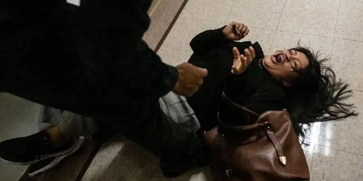 “Me embistió tan agresivamente que sentí terror”: la ecuatoriana a la que un agente de inmigración arrojó al suelo en un tribunal de Nueva York