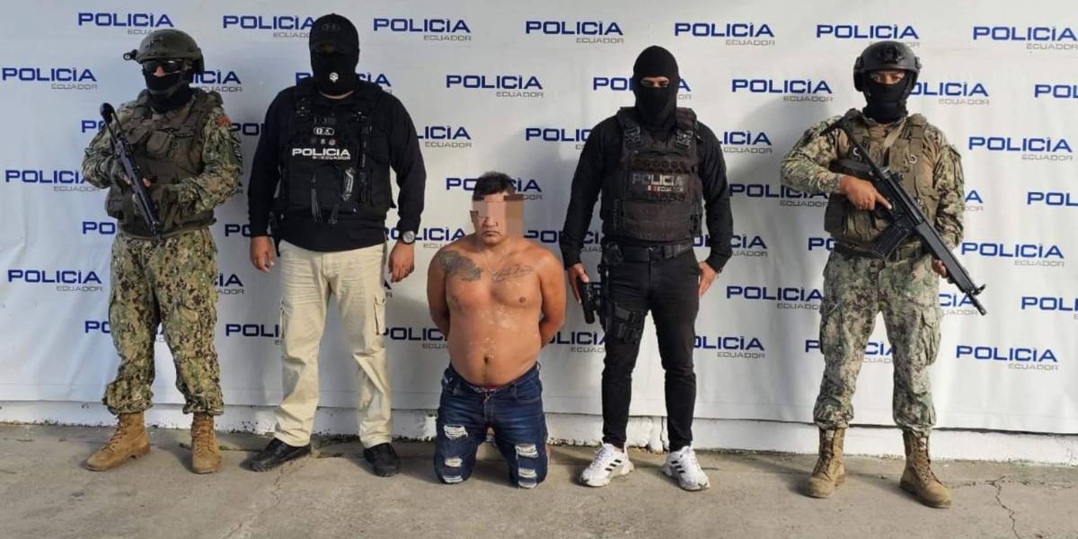 Alias Palermo, capturado en Machala, habría participado en 20 asesinatos