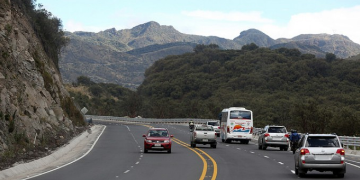 La carretera Pifo-Papallacta se cerrará durante una hora el próximo domingo 2 de febrero