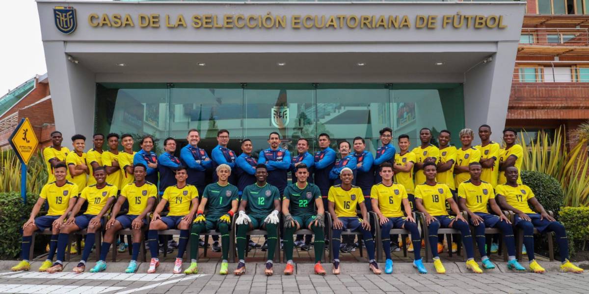 Ecuador sub 20 y su posible alineación para su debut en el Sudamericano juvenil