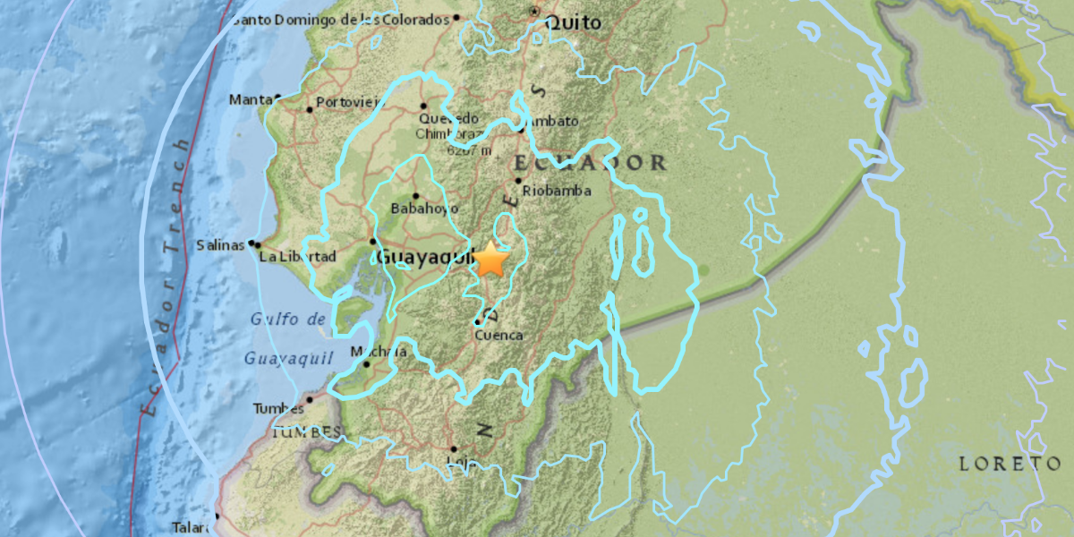 Sismo de magnitud 3,45 en zona amazónica de Ecuador