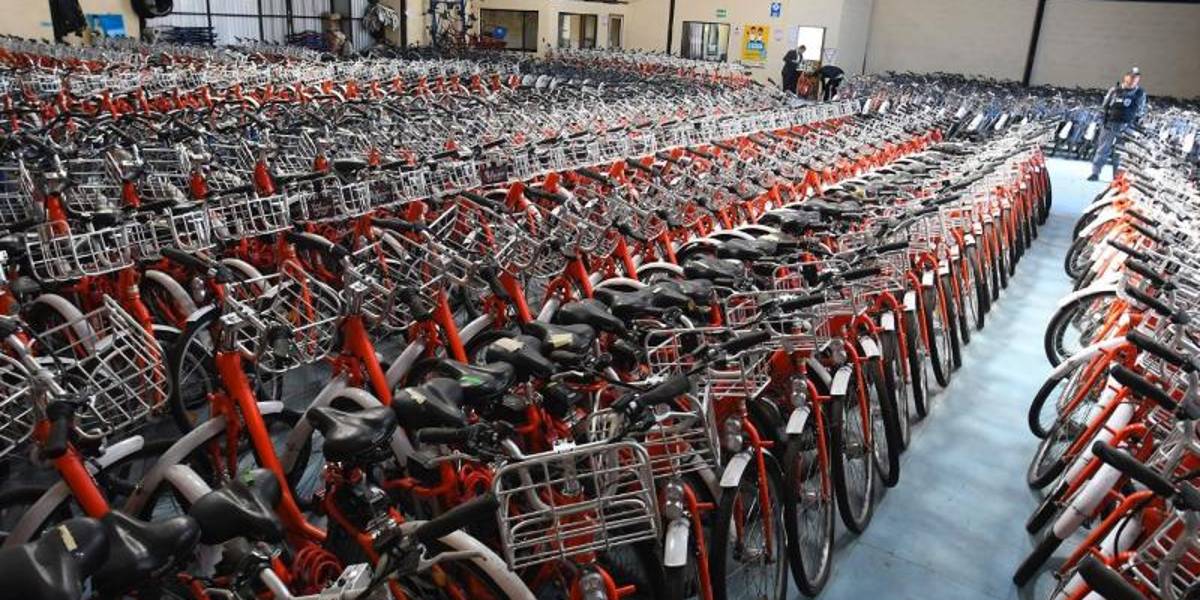 Quito: 613 bicicletas de la Agencia Metropolitana de Tránsito está embodegadas en el parque Bicentenario