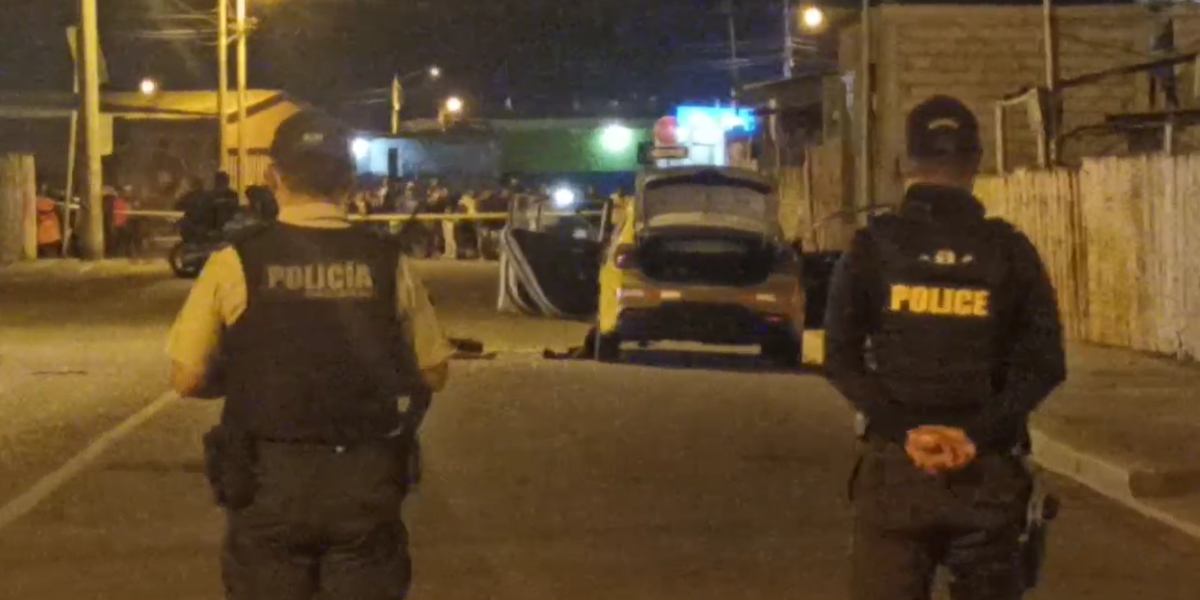 Santa Elena: asesinan a tres hombres dentro de un taxi, en Salinas