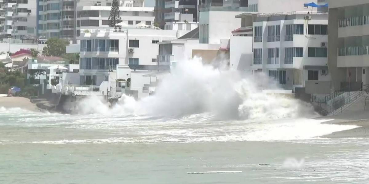 Oleaje en Ecuador: Inocar alerta que el mar estará agitado este sábado 11 y domingo 12 de enero