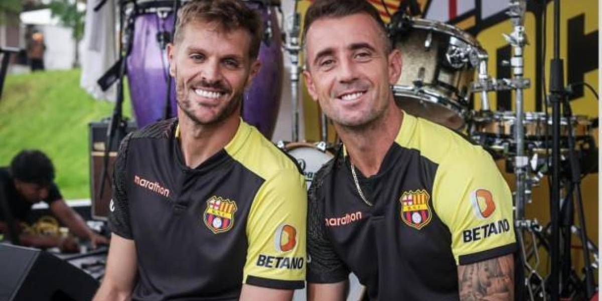 Barcelona SC invita a Javier Burrai y Kitu Díaz a una cena de glorias en Argentina