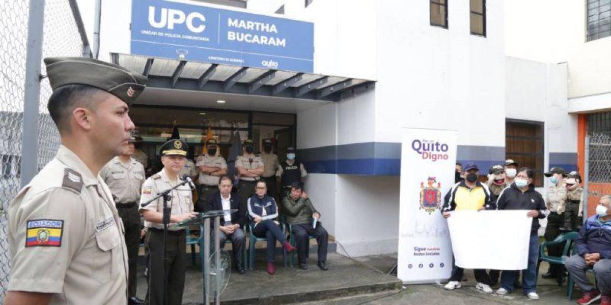 Inseguridad en Quito: dos UPC fueron inauguradas en el sur