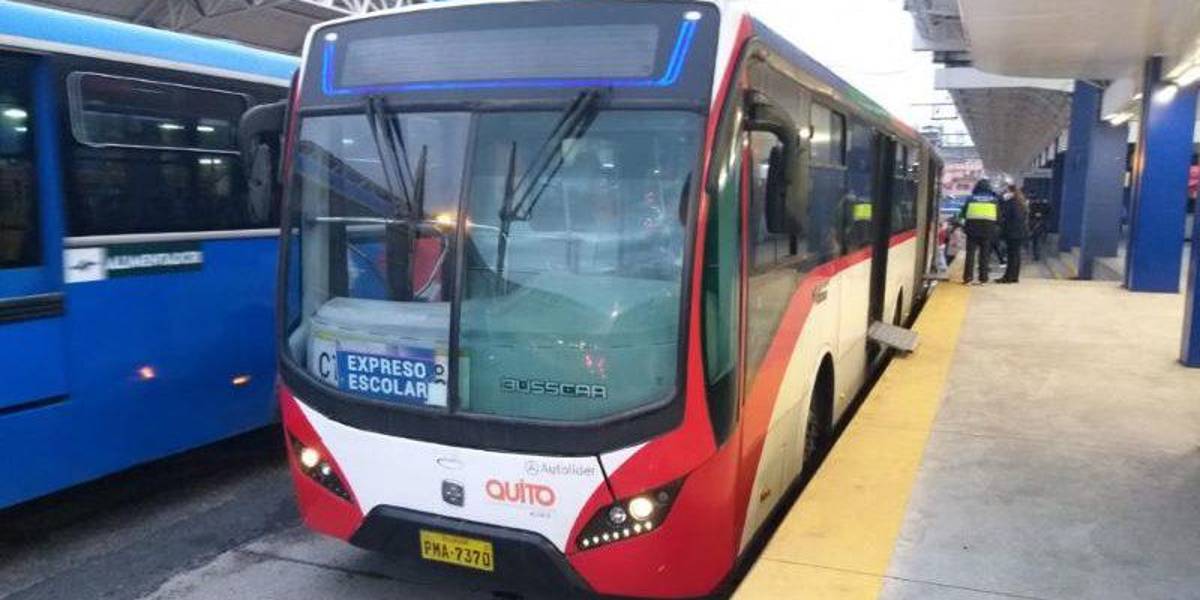 Quito: Municipio suspendió el circuito C2 del Trolebús y expresos escolares