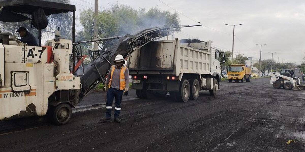 La avenida Galo Plaza Lasso tendrá cierres por trabajos de rehabilitación vial