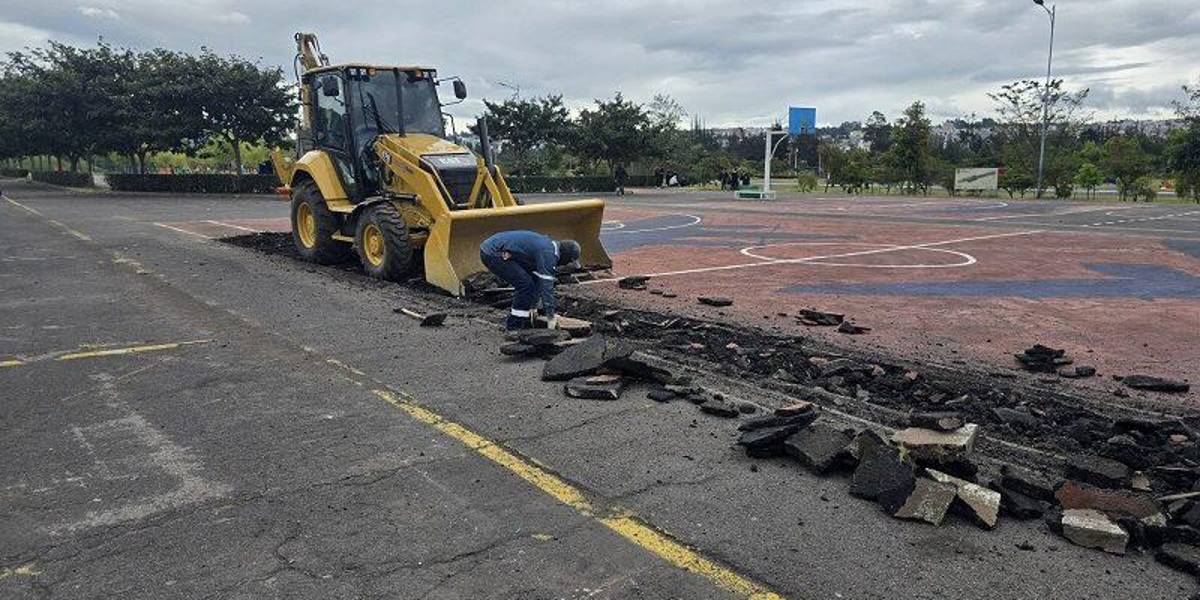 Las canchas deportivas del parque Bicentenario serán rehabilitadas