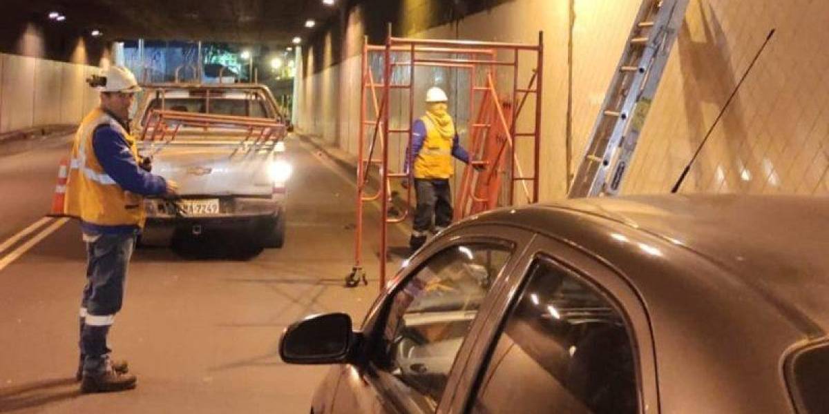 Quito: los delincuentes roban cables de iluminación en los túneles de San Juan, San Diego, San Roque y viaducto de la 24 de Mayo