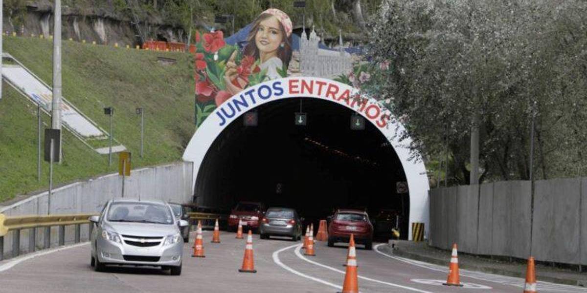El túnel Guayasamín tendrá cierres viales en estos horarios entre el viernes 30 de mayo y domingo 1 de junio