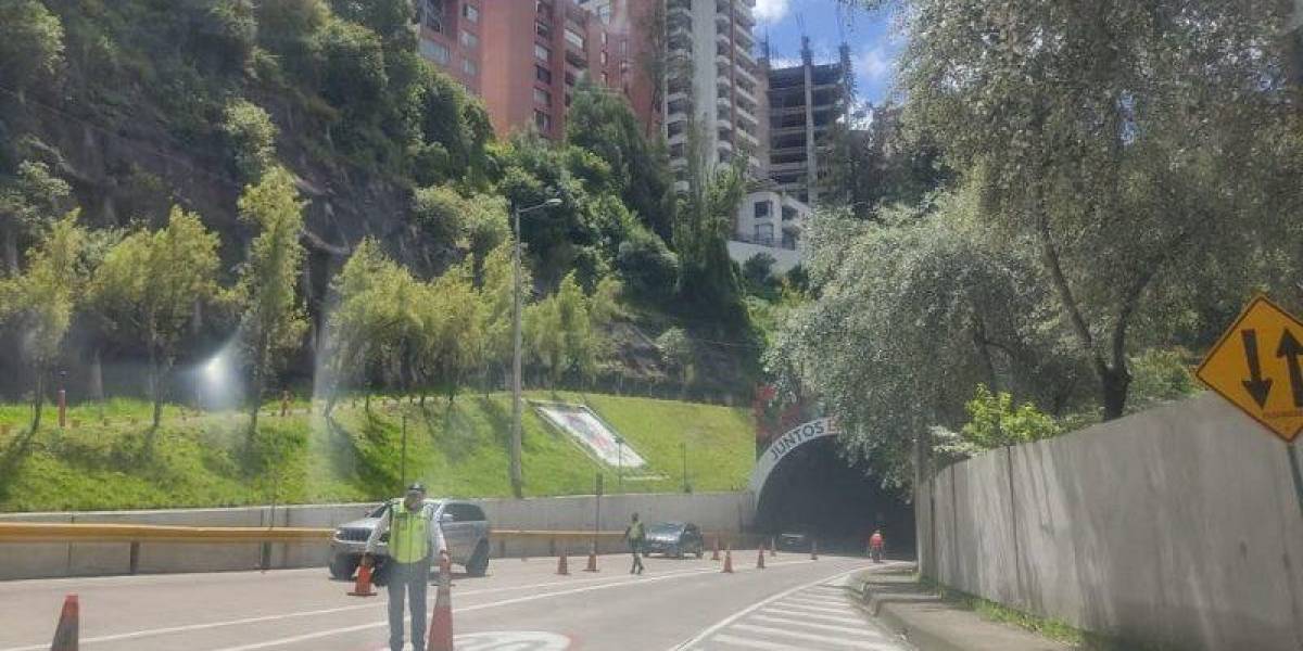 Quito: contraflujo en el túnel Guayasamín empieza desde este martes, 3 de mayo