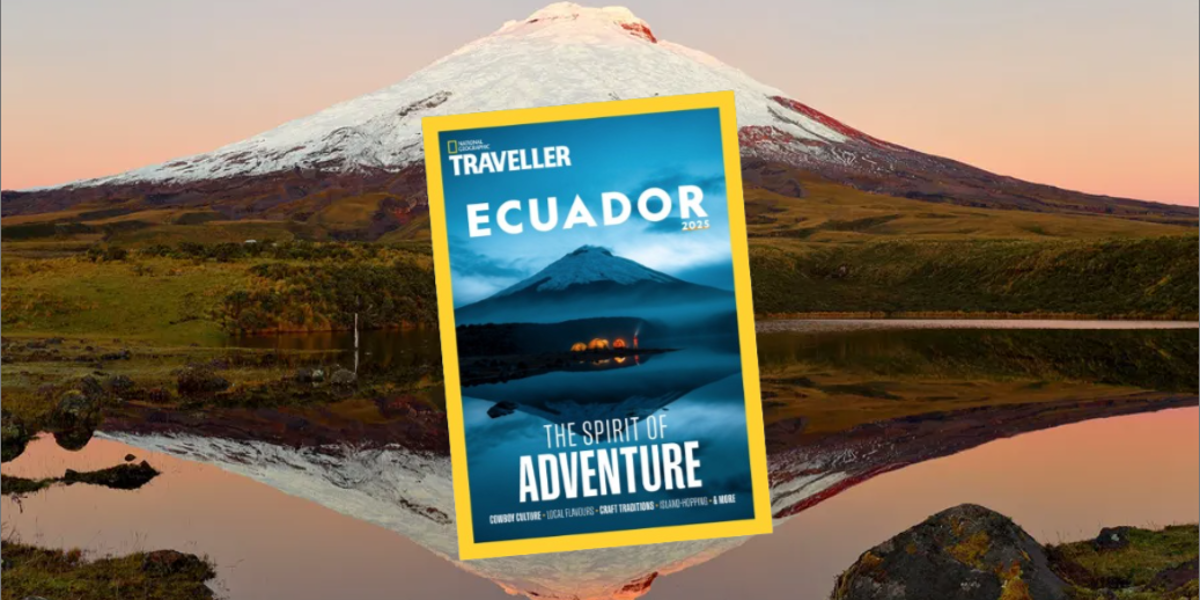 National Geographic cautiva con su portada mostrando las bellezas naturales de Ecuador