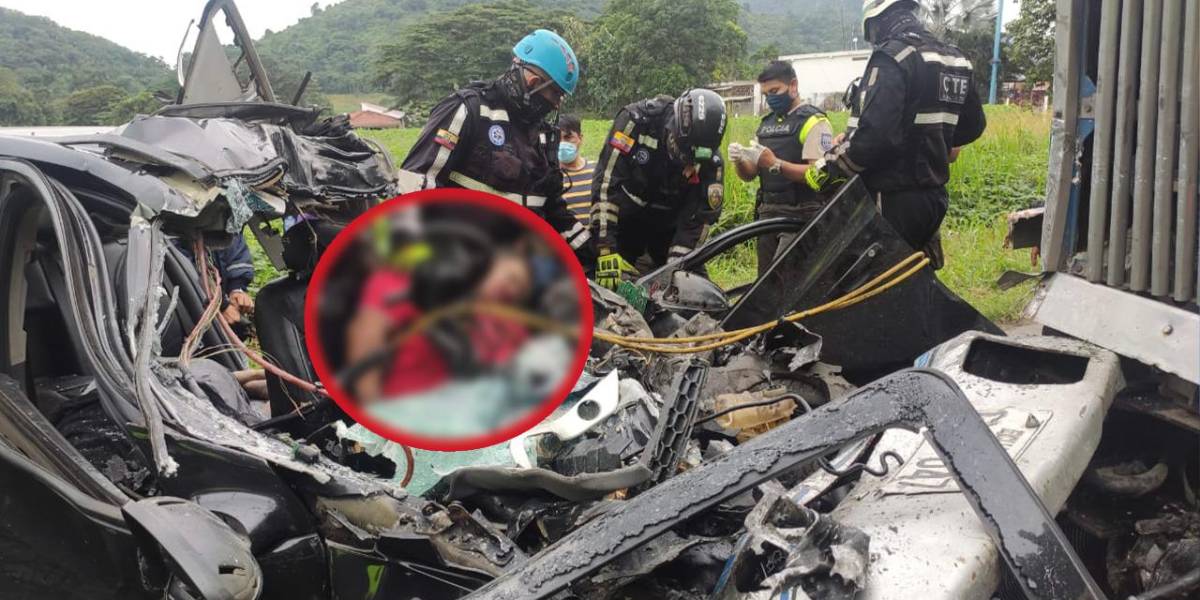Dos policías mueren en accidente en Churute, Guayas