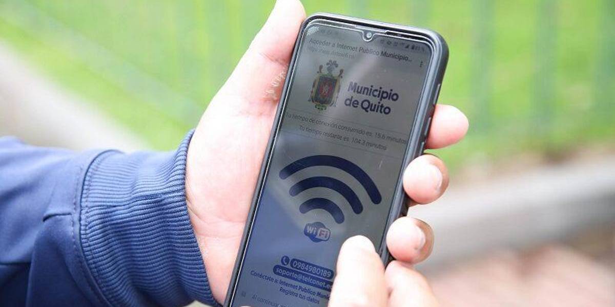 Estos son los 1 500 puntos de Internet gratuitos, en Quito