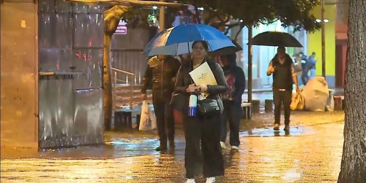 El Inamhi prevé lluvias intensas el 15 y 16 de enero en 11 provincias de Ecuador