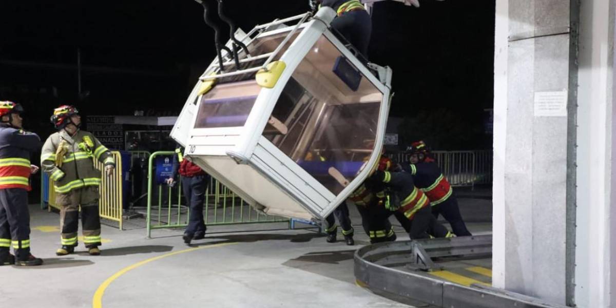 El Teleférico de Quito busca operar nuevamente y pide una inspección de los Bomberos
