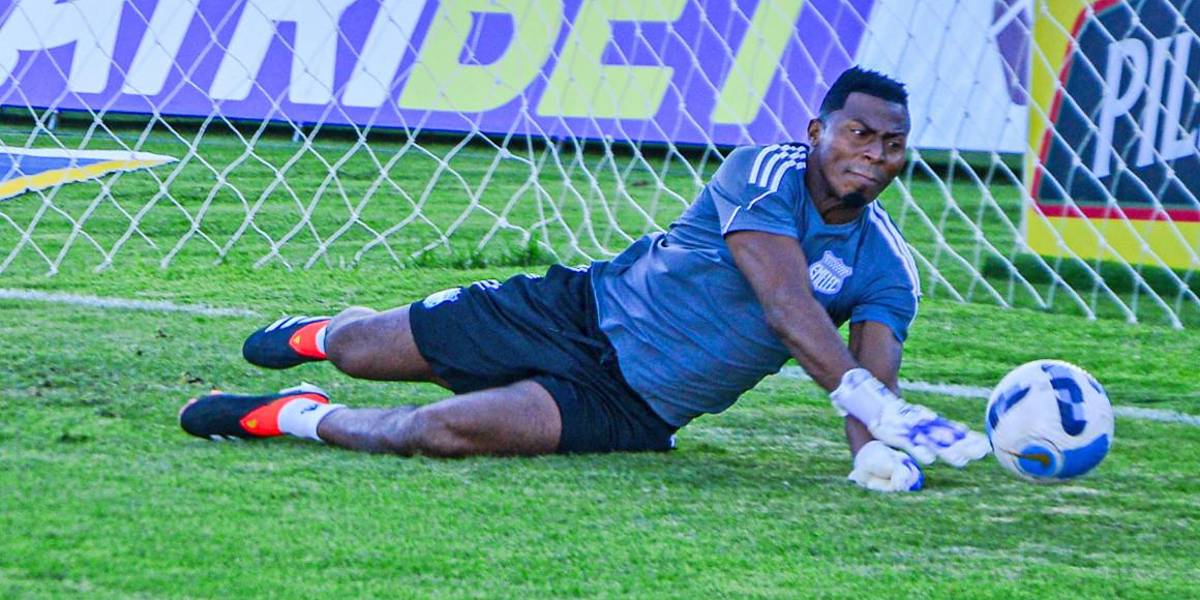 Pedro Ortiz, portero de Emelec, recibió 10 goles en lo que va de la temporada