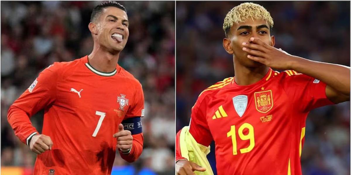 Nations League: la leyenda Cristiano Ronaldo ante la juventud de Lamine Yamal y España