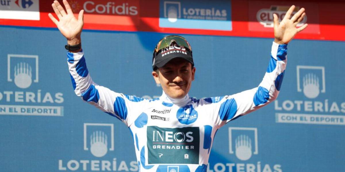Richard Carapaz gana la etapa y se proclama campeón de la montaña en la Vuelta a España