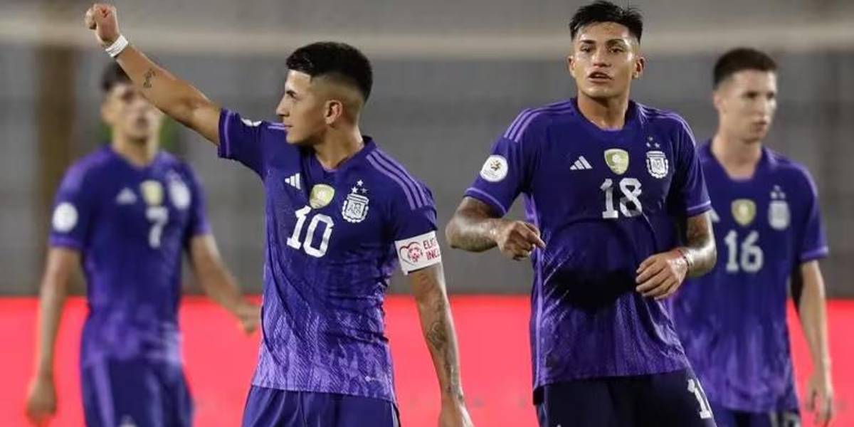 Preolímpico sub 23: Argentina aplasta a Chile y se clasifica al cuadrangular final