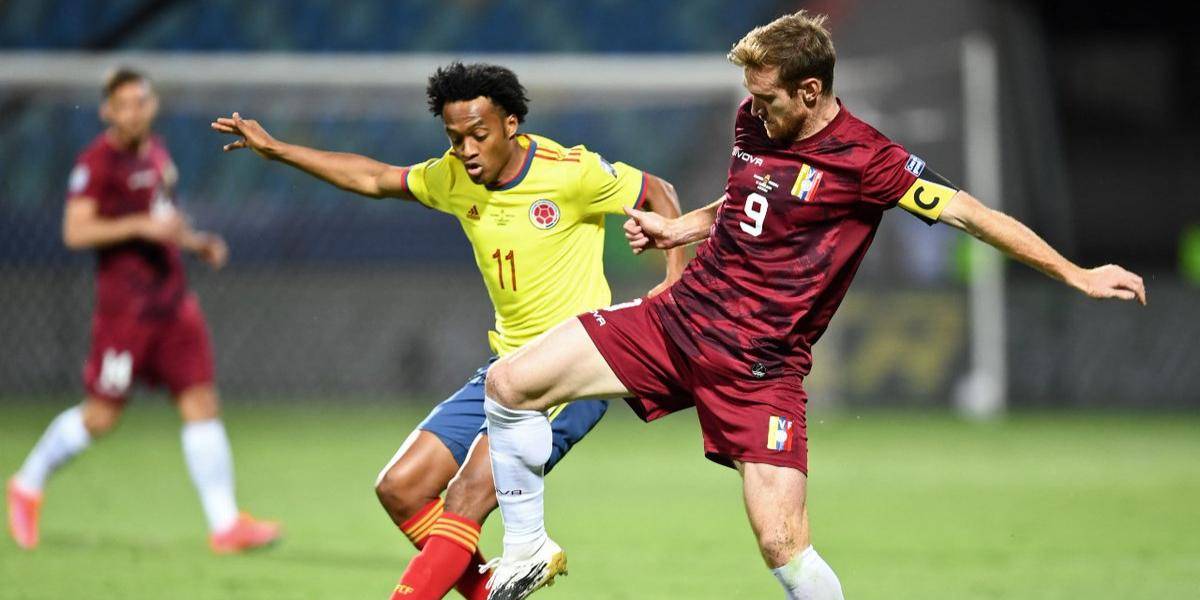 Colombia y Venezuela empatan sin goles en Copa América