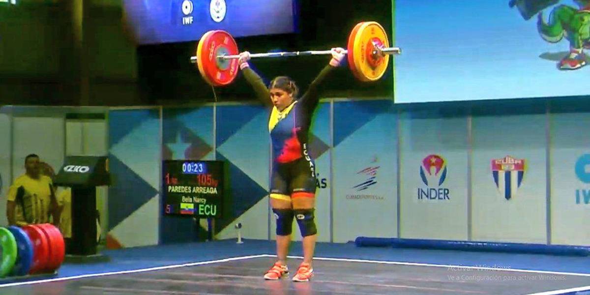 La pesista Bella Paredes logró medalla de oro y dos de plata en el Grand Prix de Cuba