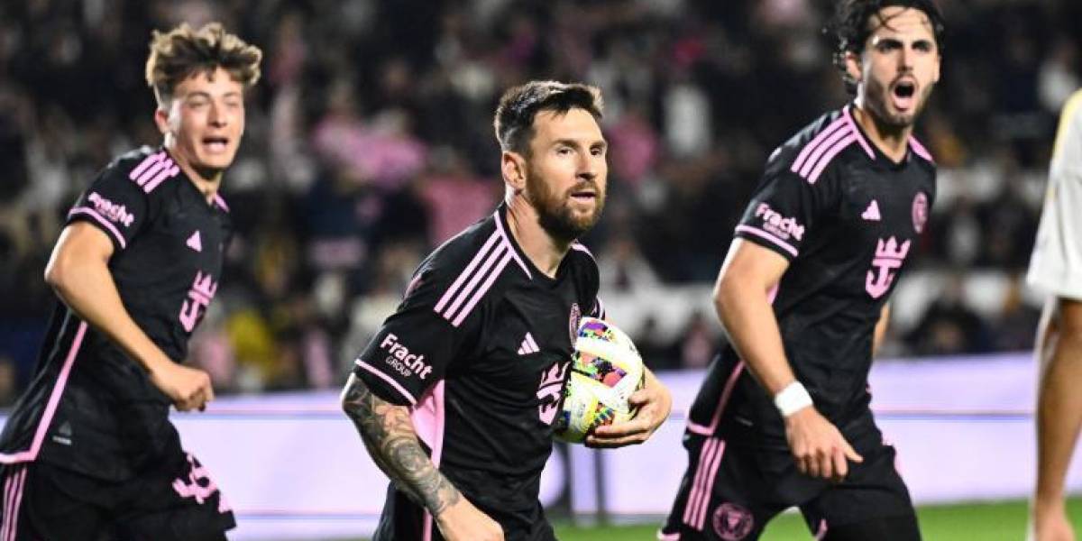 Messi rescata al Inter Miami en agónico empate contra el Galaxy
