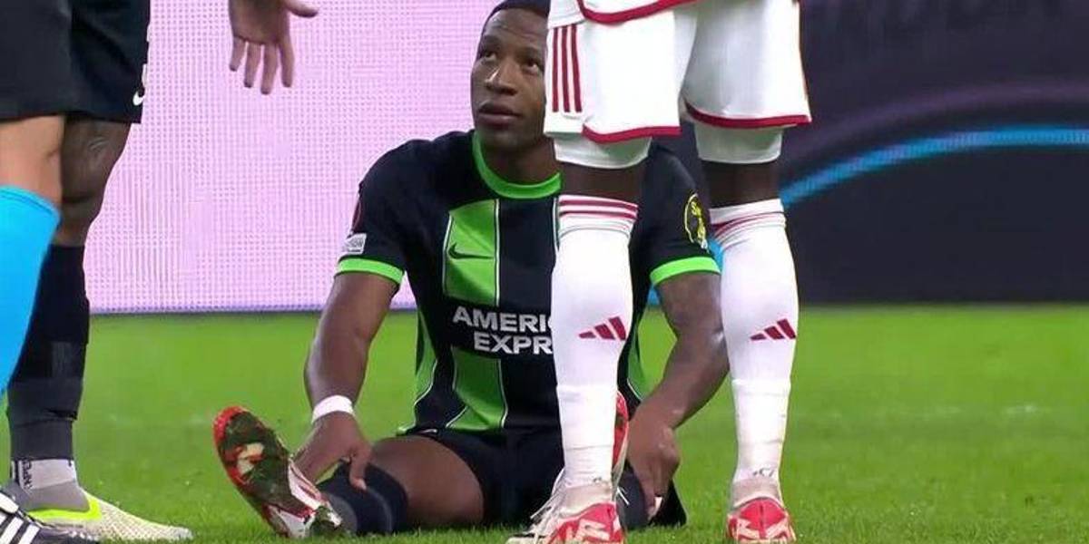 Pervis Estupiñán se vuelve a lesionar y activa las alarmas en Ecuador