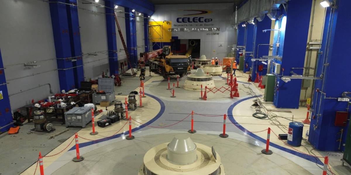 La Central Hidroeléctrica Alluriquín volvió a operar con sus tres unidades de generación