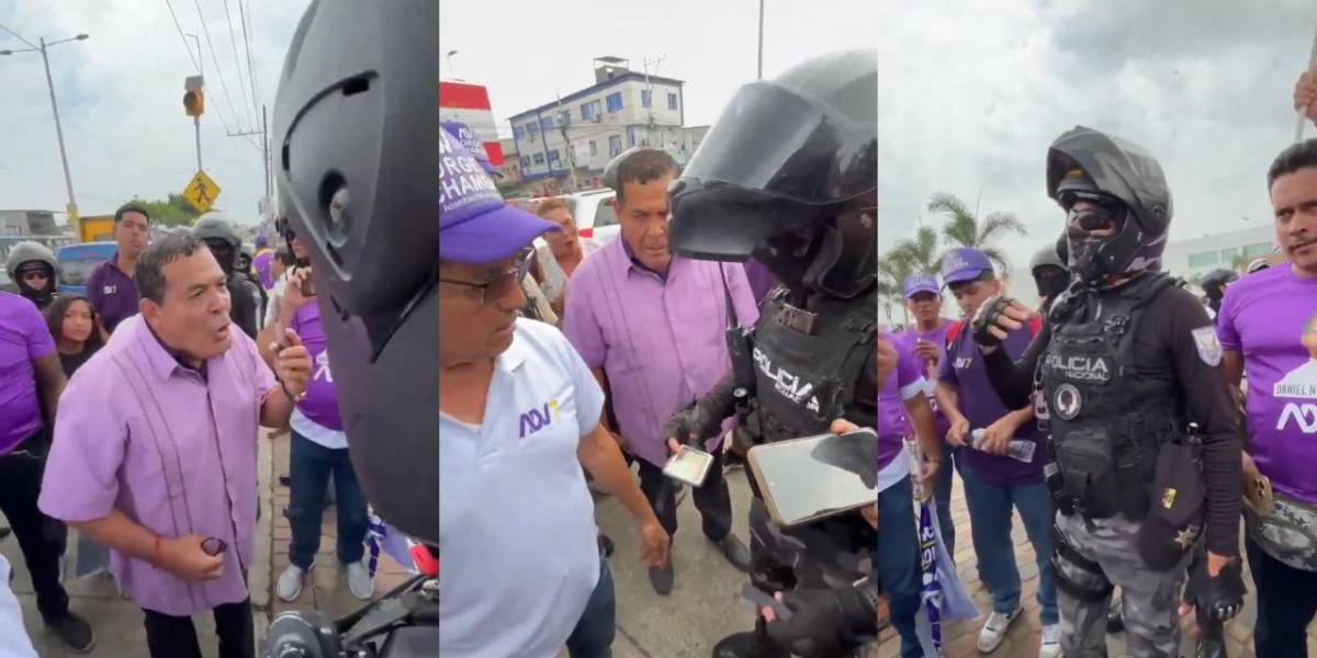 Jorge Chamba realizaba un recorrido por Guayaquil cuando fue interceptado por la policía.