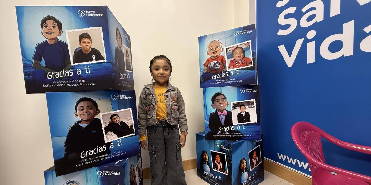 Fundación Metrofraternidad lanza campaña para salvar el corazón de Pauleth