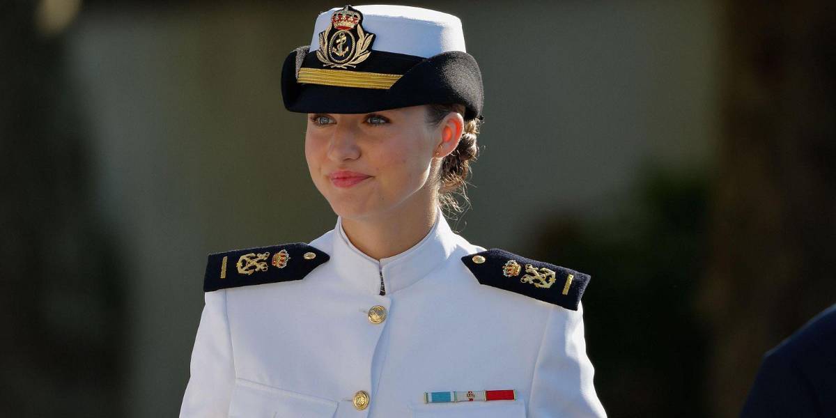 La llegada de la Princesa Leonor a la Escuela Naval