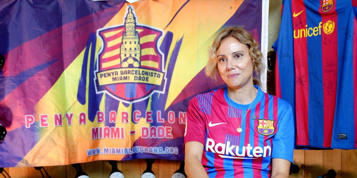 La hinchada del FC Barcelona en Miami, ilusionada con la llegada del equipo