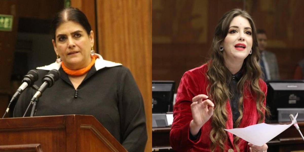 La acalorada discusión entre la ministra de Gobierno y la asambleísta Mónica Palacios, en el marco del caso Villavicencio