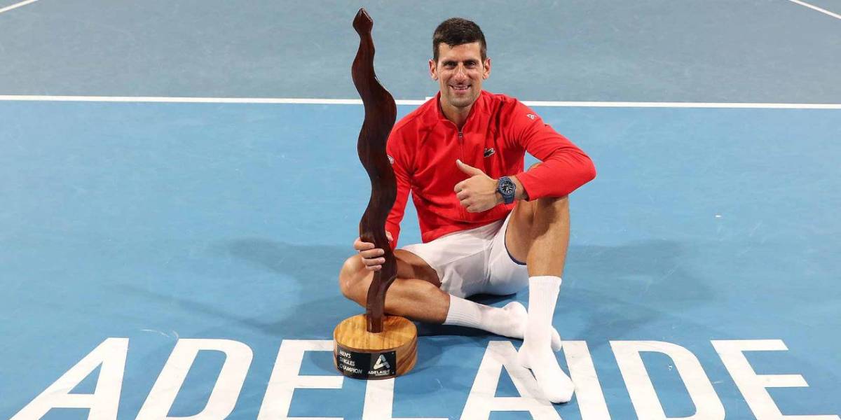 Djokovic se lleva el ATP de Adelaida e iguala récord de Nadal