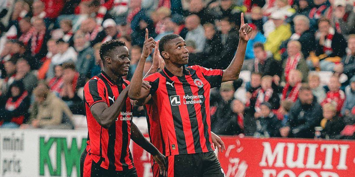 Denil Castillo brilla en triunfo del Midtjylland en la Europa League