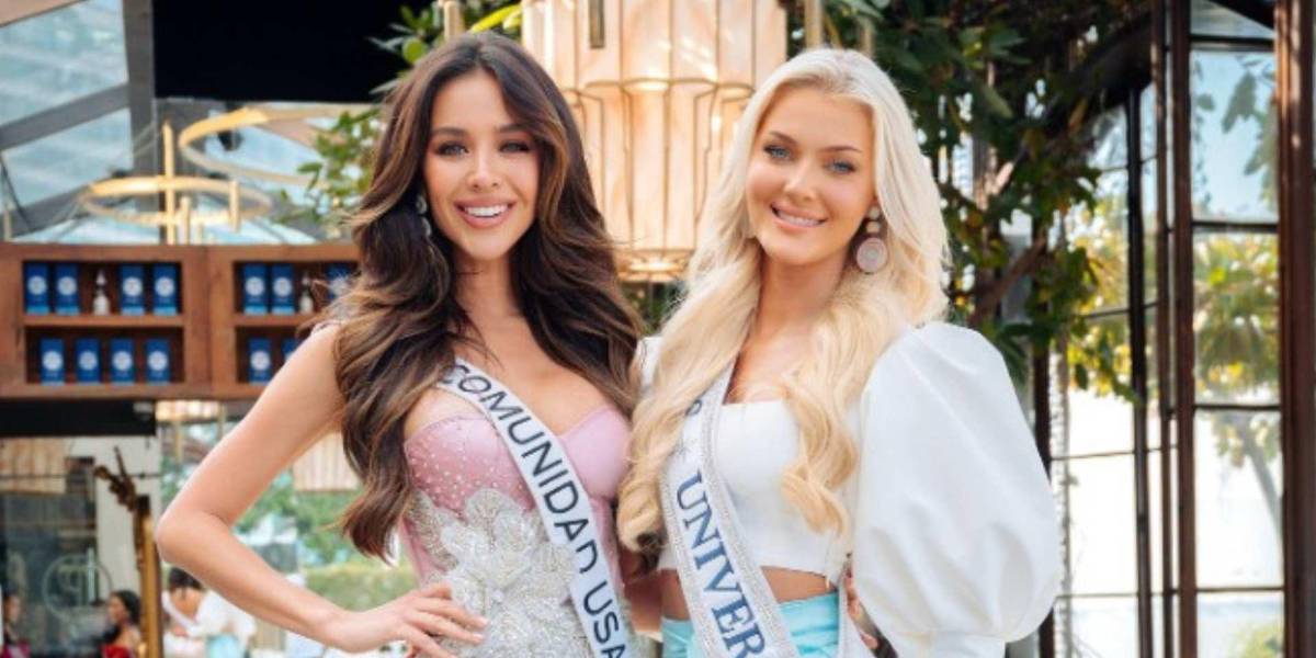 Nadia Mejía dejó la clínica para conocer a la actual Miss Universo, Victoria Kjaer