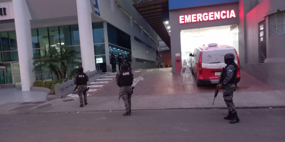 Balacera dentro de un hospital de Guayaquil deja un fallecido