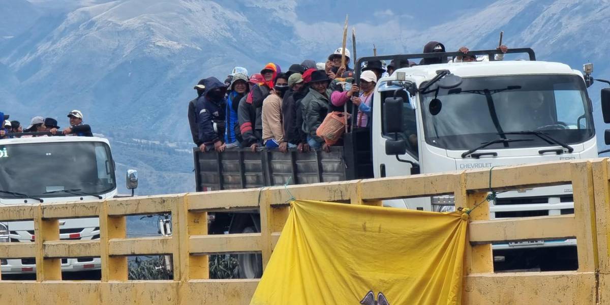 El Gobierno confirma que dialogará con organización indígena de Imbabura, epicentro del paro nacional