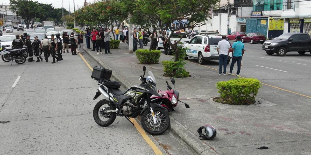 Dos ladrones de celulares fueron capturados tras una persecución en el norte de Guayaquil