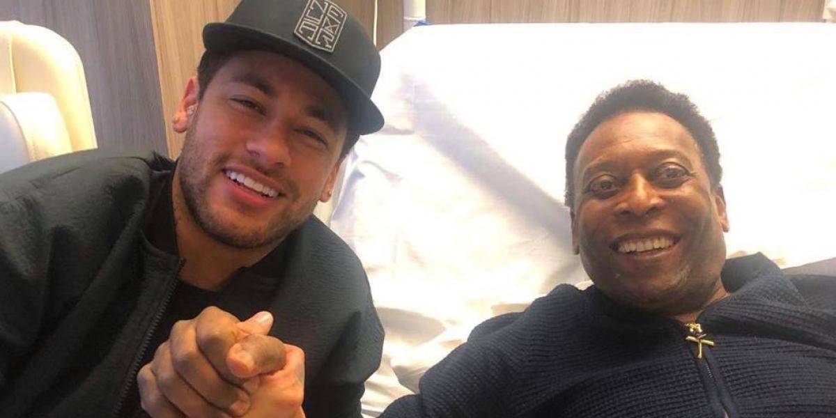 Pelé le pide a Neymar desde el hospital que siga en la selección brasileña