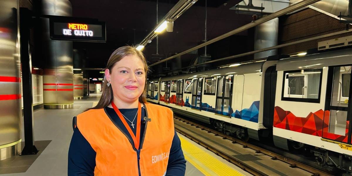 Metro de Quito: Doris Simbaña pondrá en marcha al primer tren que saldrá el 1 de diciembre