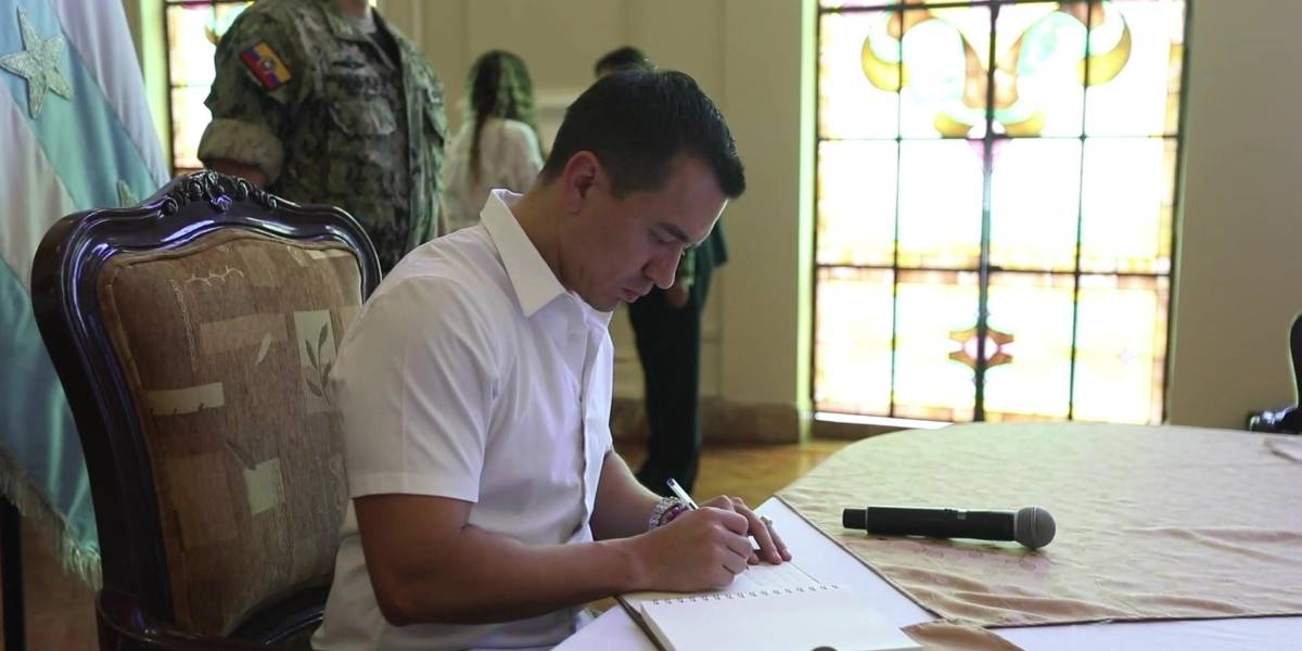 Daniel Noboa le cambia el nombre a su cuarto proyecto de ley urgente y el CAL admitió su trámite