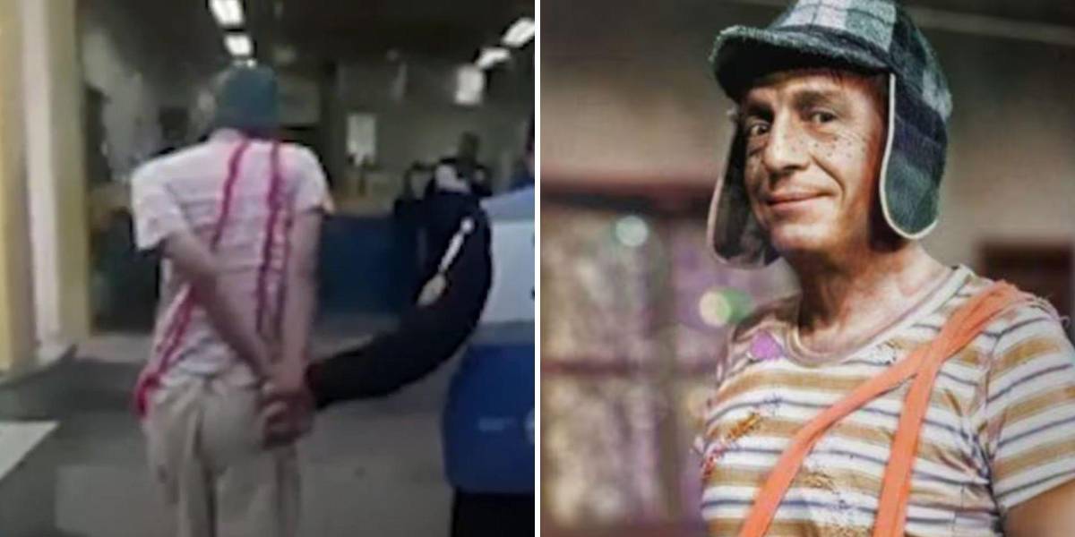 Brasil: Detienen en Río de Janeiro un hombre disfrazado de El Chavo del 8 por posesión de drogas