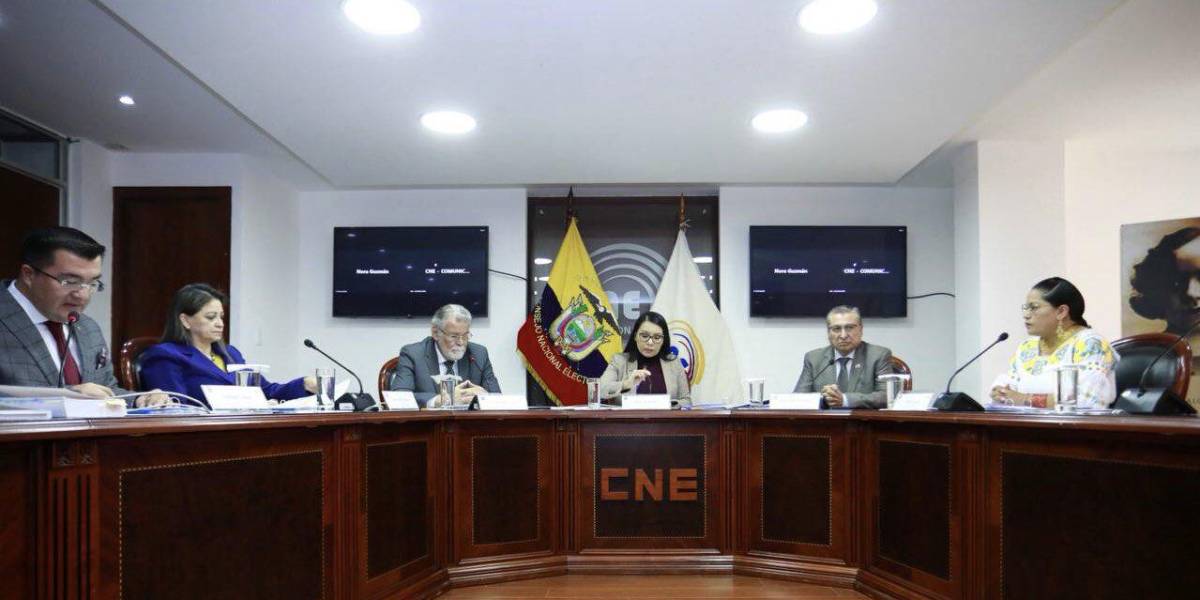 Resultados elecciones Ecuador 2023: el CNE no abordó la posible repetición del voto en el exterior