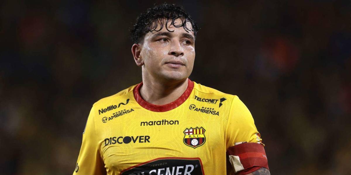 Mario Pineida, defensor de Barcelona SC asesinado.